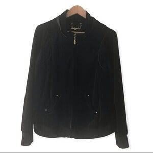 Baby Phat Brown Y2K Tracksuit Jacket Satin Trim